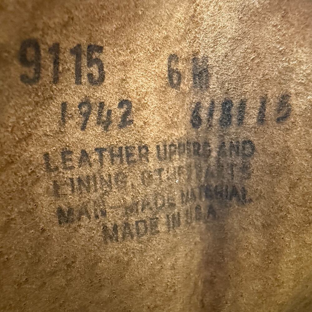 Western Cowboy Boots‎ Women Size 6M Brown Leather USA Mid Calf Pointed Toe - Picture 10 of 10